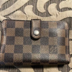 Authentic Louis Vuitton Damier Ebene small Wallet